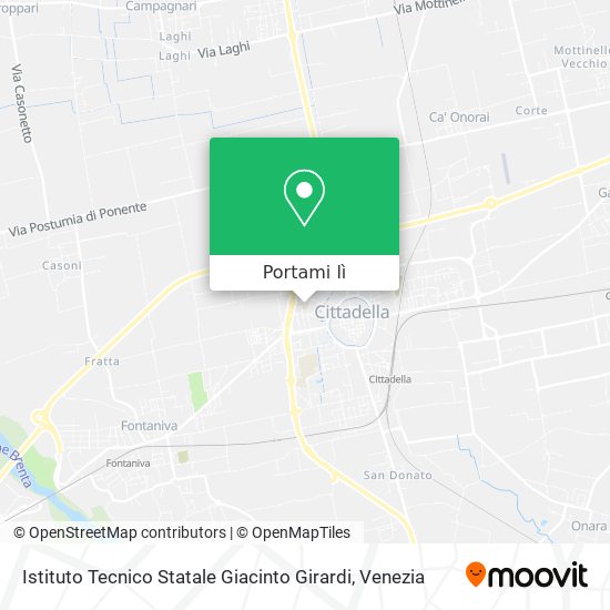 Mappa Istituto Tecnico Statale Giacinto Girardi