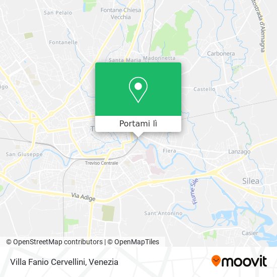 Mappa Villa Fanio Cervellini