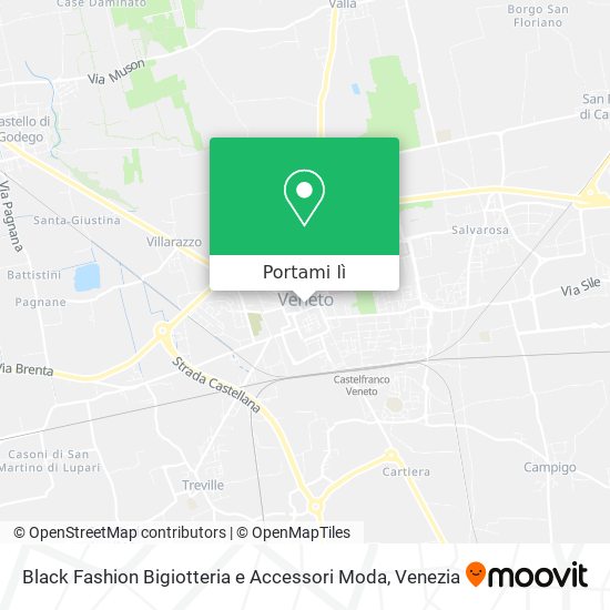 Mappa Black Fashion Bigiotteria e Accessori Moda