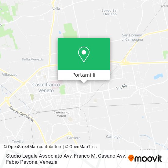 Mappa Studio Legale Associato Avv. Franco M. Casano Avv. Fabio Pavone