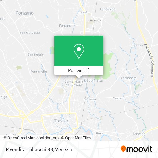 Mappa Rivendita Tabacchi 88