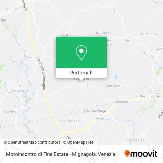 Mappa Motoincontro di Fine Estate - Mignagola