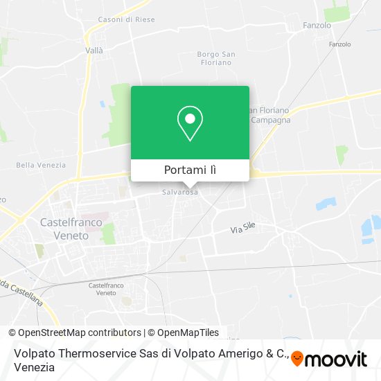 Mappa Volpato Thermoservice Sas di Volpato Amerigo & C.
