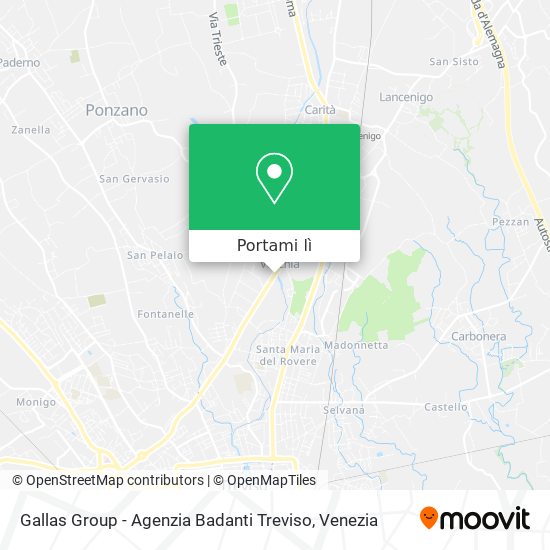 Mappa Gallas Group - Agenzia Badanti Treviso