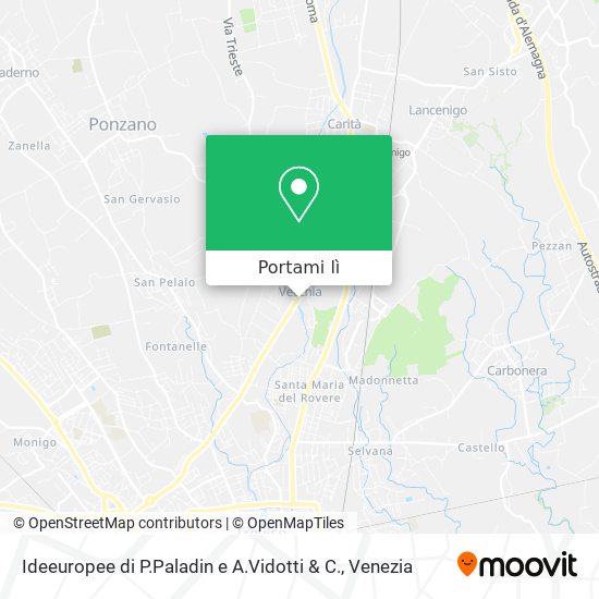 Mappa Ideeuropee di P.Paladin e A.Vidotti & C.