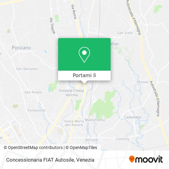 Mappa Concessionaria FIAT Autosile