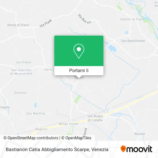 Mappa Bastianon Catia Abbigliamento Scarpe