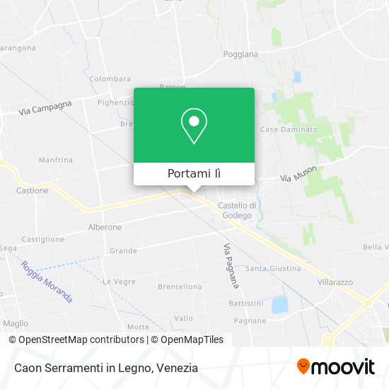 Mappa Caon Serramenti in Legno