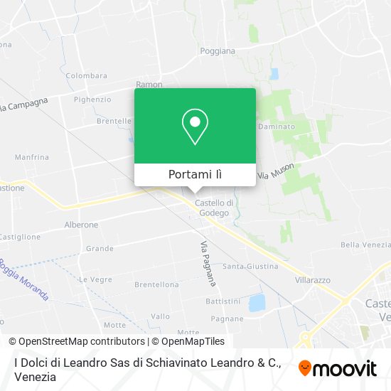 Mappa I Dolci di Leandro Sas di Schiavinato Leandro & C.