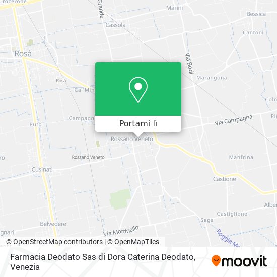 Mappa Farmacia Deodato Sas di Dora Caterina Deodato