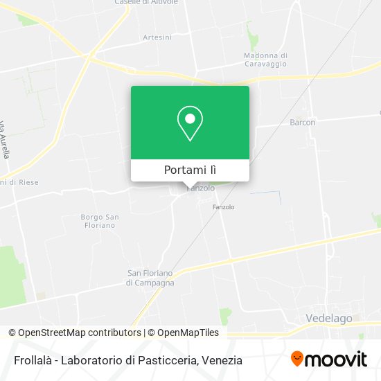 Mappa Frollalà - Laboratorio di Pasticceria