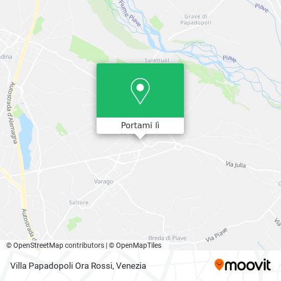 Mappa Villa Papadopoli Ora Rossi