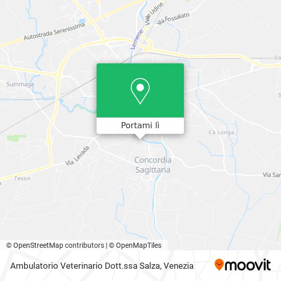 Mappa Ambulatorio Veterinario Dott.ssa Salza