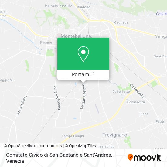 Mappa Comitato Civico di San Gaetano e Sant'Andrea