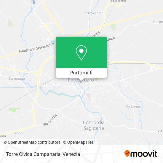 Mappa Torre Civica Campanaria