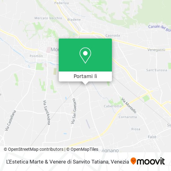 Mappa L'Estetica Marte & Venere di Sanvito Tatiana
