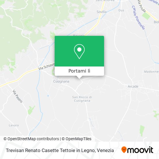 Mappa Trevisan Renato Casette Tettoie in Legno