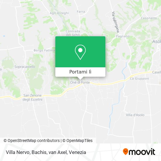 Mappa Villa Nervo, Bachis, van Axel