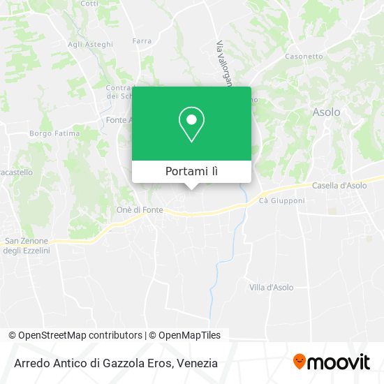 Mappa Arredo Antico di Gazzola Eros