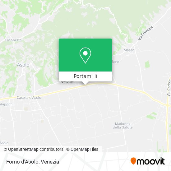 Mappa Forno d'Asolo