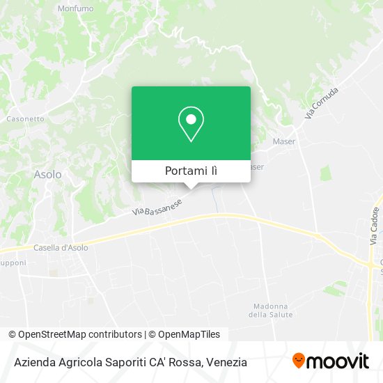 Mappa Azienda Agricola Saporiti CA' Rossa