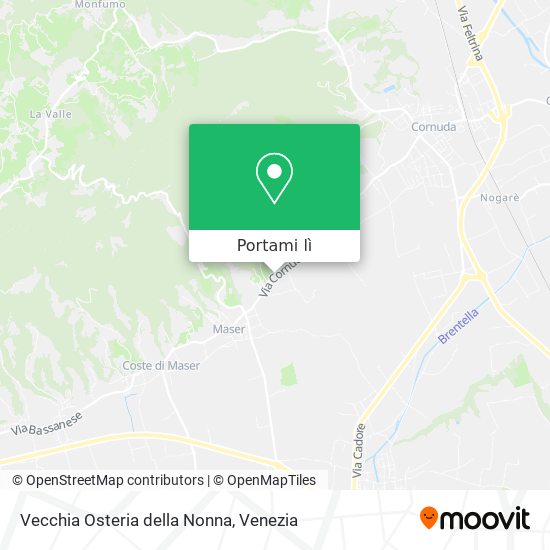 Mappa Vecchia Osteria della Nonna