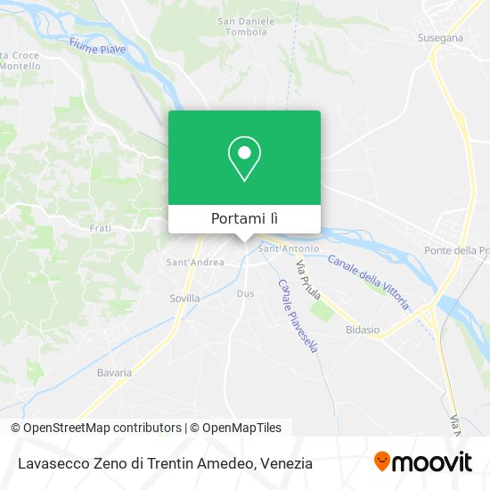 Mappa Lavasecco Zeno di Trentin Amedeo