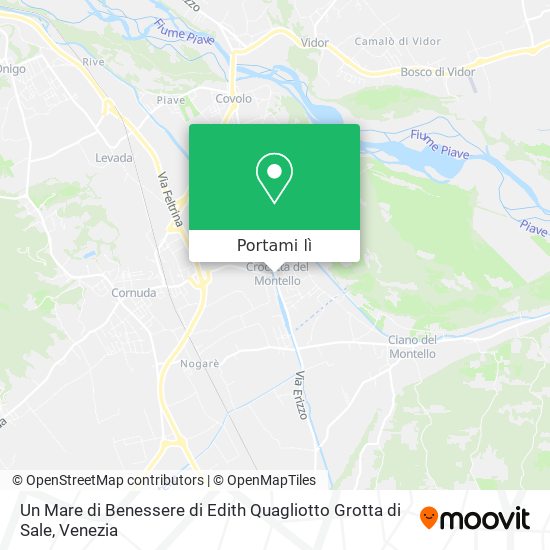 Mappa Un Mare di Benessere di Edith Quagliotto Grotta di Sale
