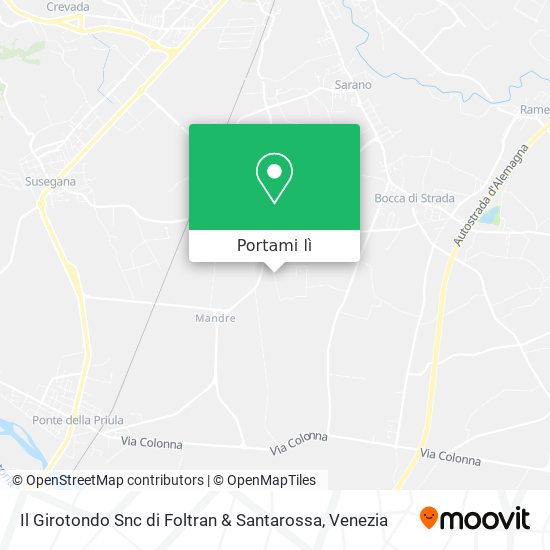 Mappa Il Girotondo Snc di Foltran & Santarossa