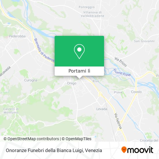 Mappa Onoranze Funebri della Bianca Luigi