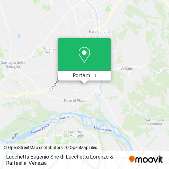 Mappa Lucchetta Eugenio Snc di Lucchetta Lorenzo & Raffaella