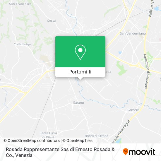 Mappa Rosada Rappresentanze Sas di Ernesto Rosada & Co.