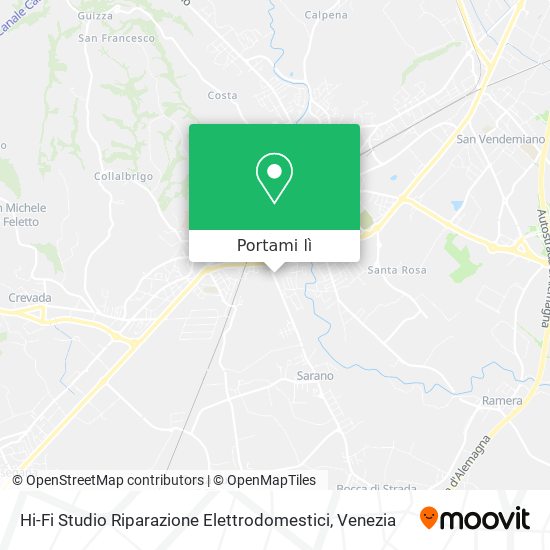 Mappa Hi-Fi Studio Riparazione Elettrodomestici