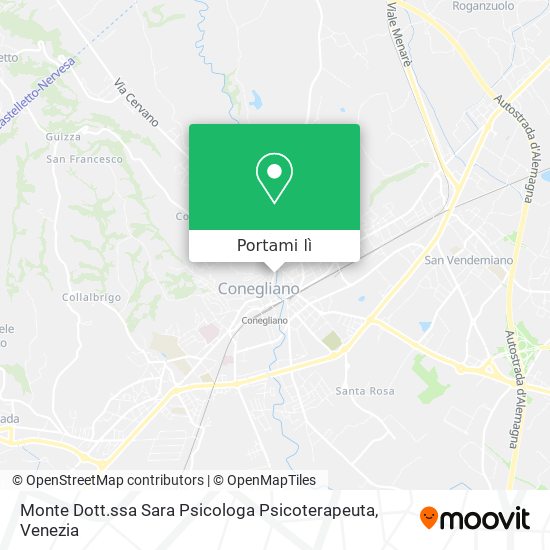Mappa Monte Dott.ssa Sara Psicologa Psicoterapeuta