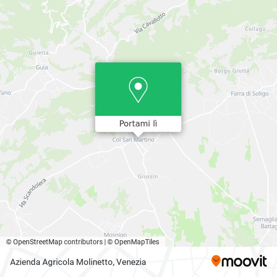 Mappa Azienda Agricola Molinetto