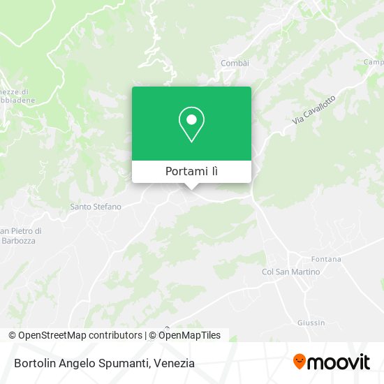 Mappa Bortolin Angelo Spumanti