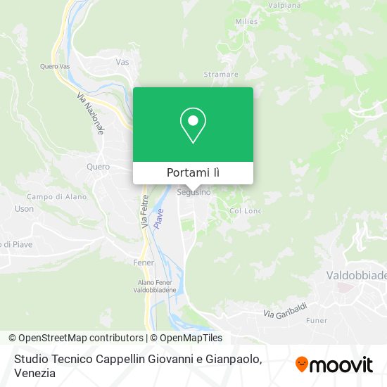 Mappa Studio Tecnico Cappellin Giovanni e Gianpaolo