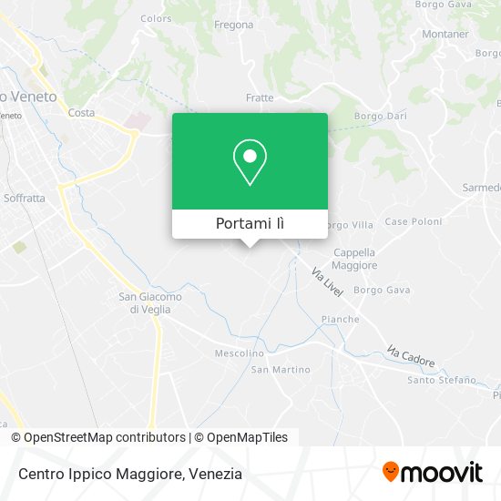 Mappa Centro Ippico Maggiore