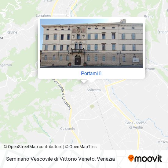 Mappa Seminario Vescovile di Vittorio Veneto