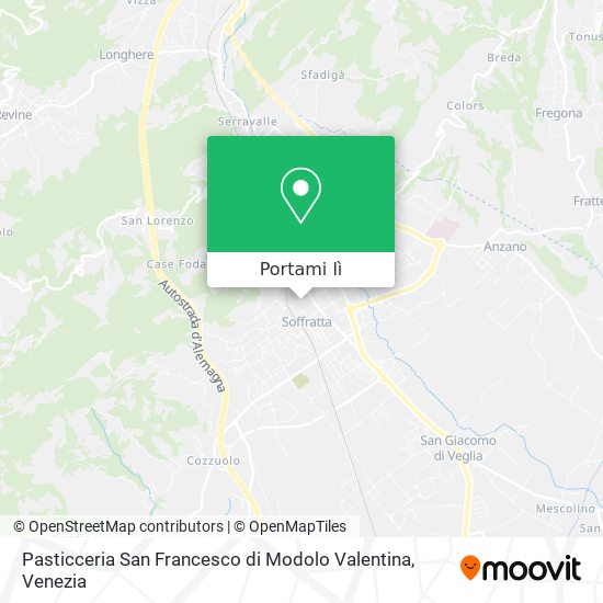 Mappa Pasticceria San Francesco di Modolo Valentina
