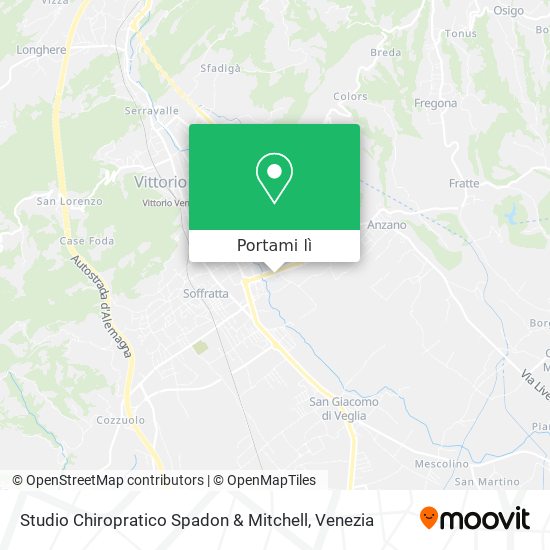 Mappa Studio Chiropratico Spadon & Mitchell