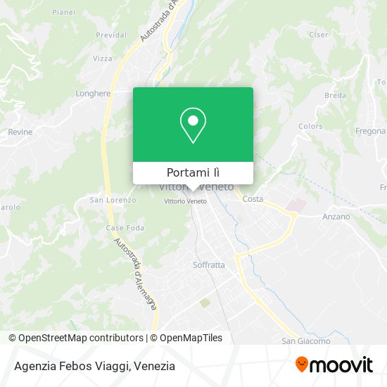 Mappa Agenzia Febos Viaggi