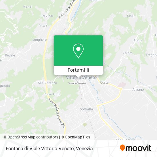 Mappa Fontana di Viale Vittorio Veneto