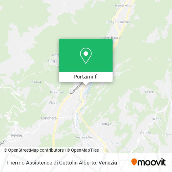 Mappa Thermo Assistence di Cettolin Alberto