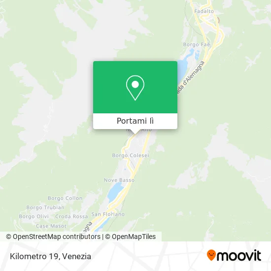 Mappa Kilometro 19