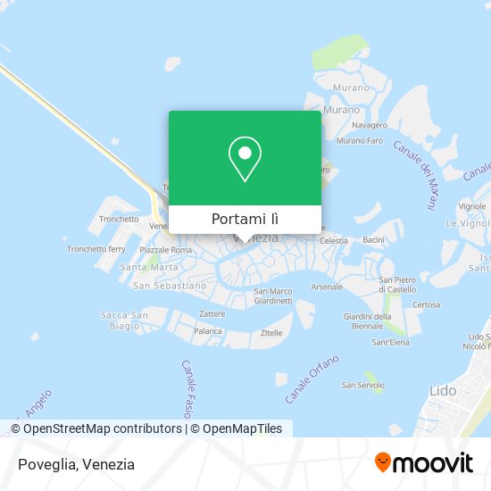 Mappa Poveglia