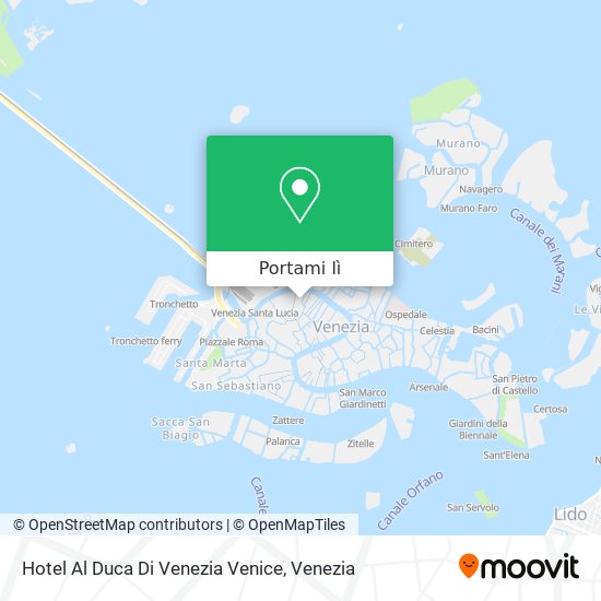 Mappa Hotel Al Duca Di Venezia Venice