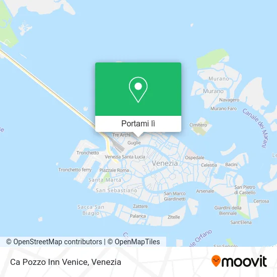 Mappa Ca Pozzo Inn Venice