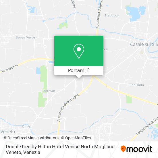 Mappa DoubleTree by Hilton Hotel Venice North Mogliano Veneto