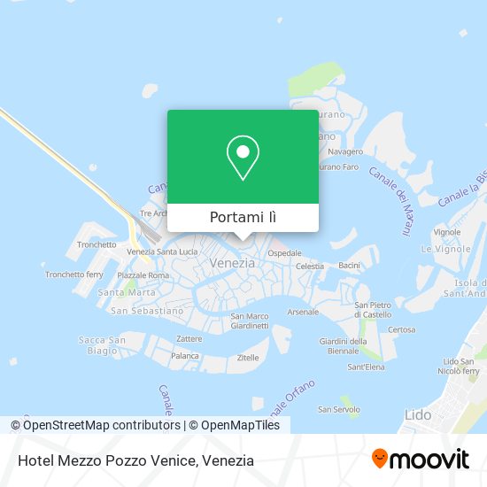 Mappa Hotel Mezzo Pozzo Venice
